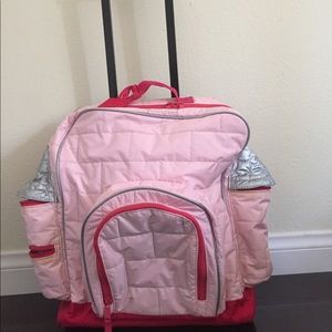 🌸Pink Princess Castle Travel Rolling Suitcase🌸